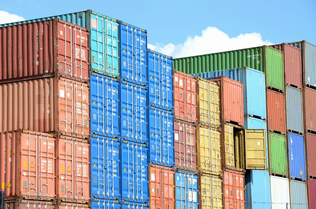 Shipping containers used to import Indian ethnic wear abroad